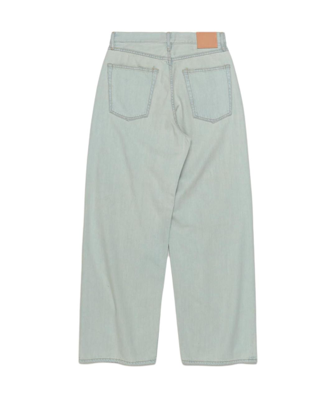 ACNE STUDIOS Серые хлопковые прямые джинсы, фото 2
