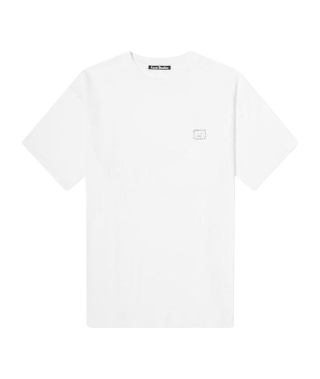 ACNE STUDIOS Белая хлопковая футболка, фото 1