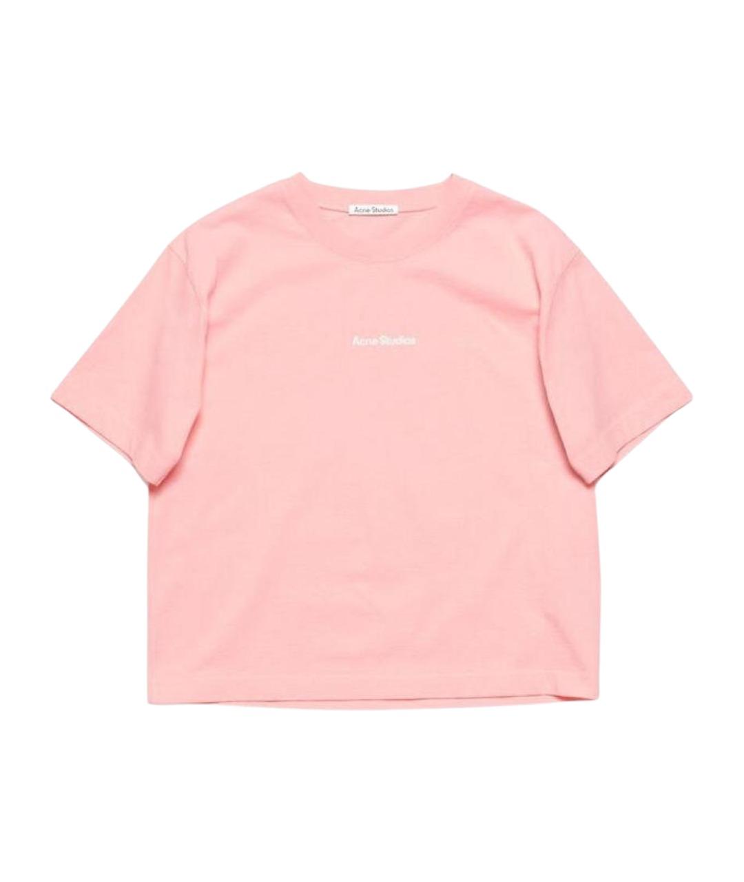 ACNE STUDIOS Розовая футболка, фото 1