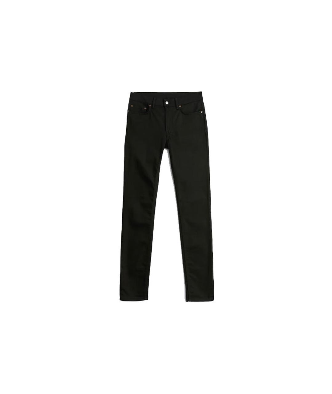 ACNE STUDIOS Черные хлопковые прямые джинсы, фото 5