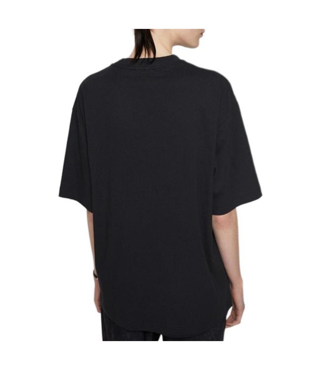 ACNE STUDIOS Черная хлопковая футболка, фото 4