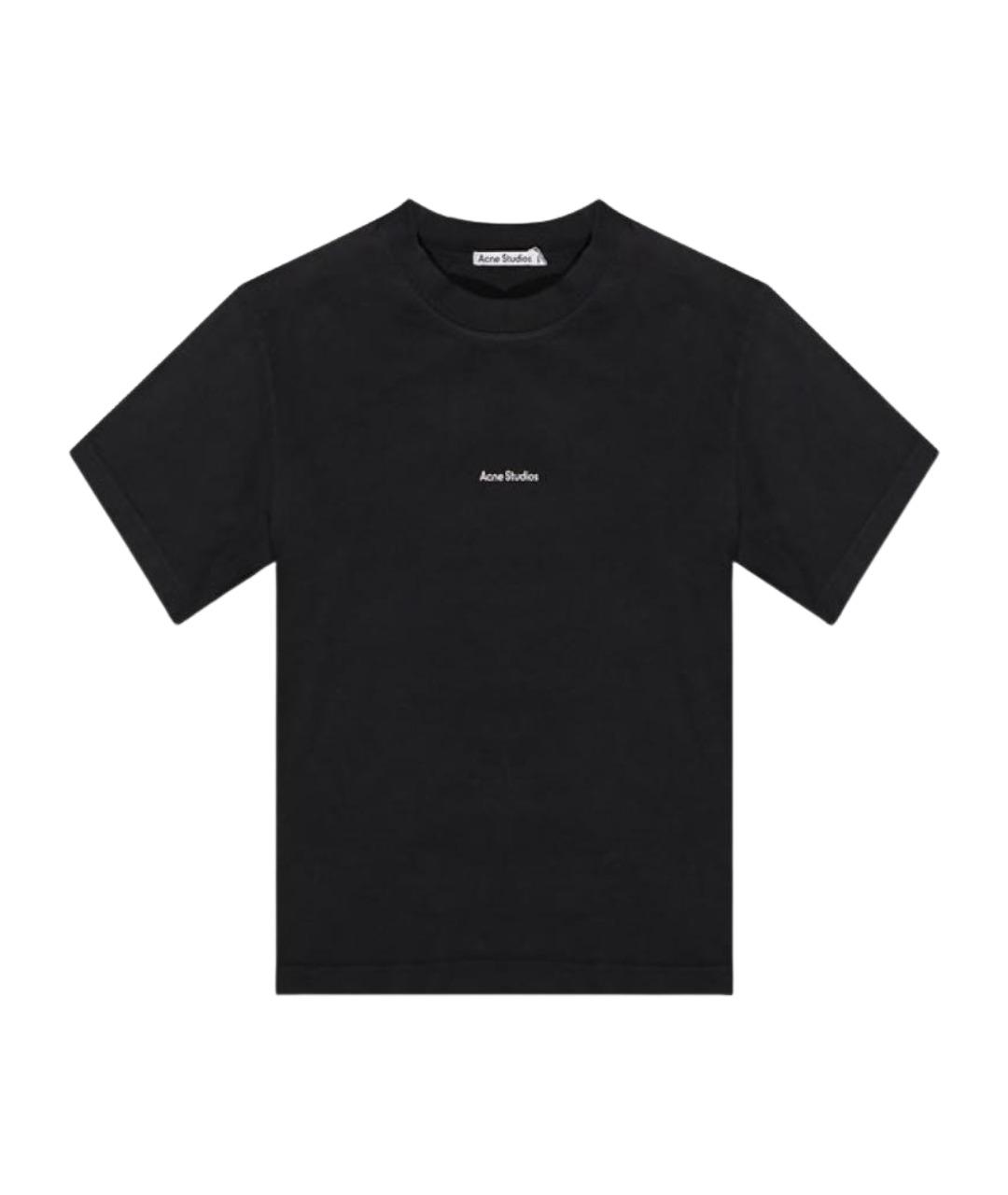 ACNE STUDIOS Черная футболка, фото 1
