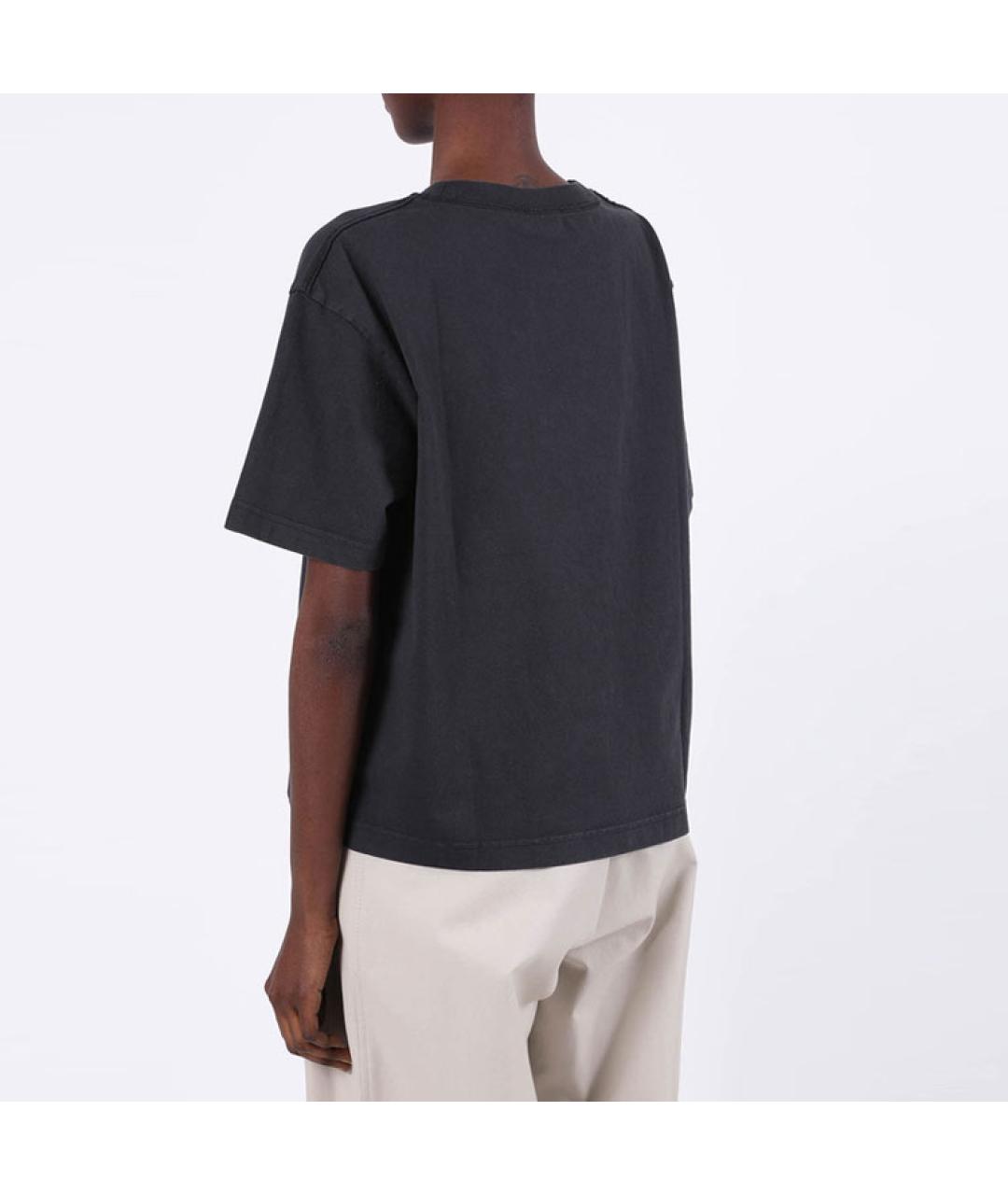 ACNE STUDIOS Черная футболка, фото 3