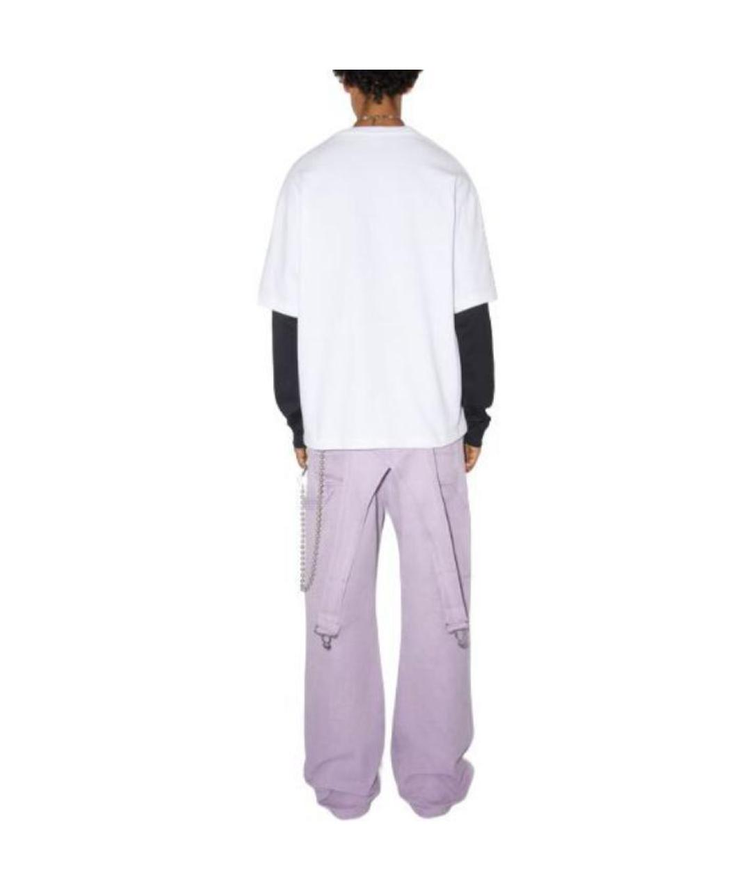 ACNE STUDIOS Белая хлопковая футболка, фото 3