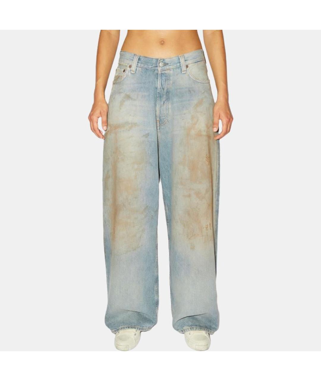 ACNE STUDIOS Голубые прямые джинсы, фото 3