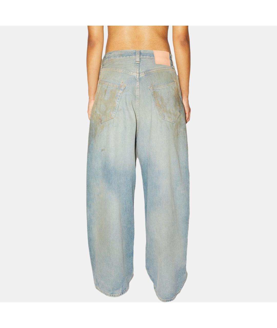 ACNE STUDIOS Голубые прямые джинсы, фото 5