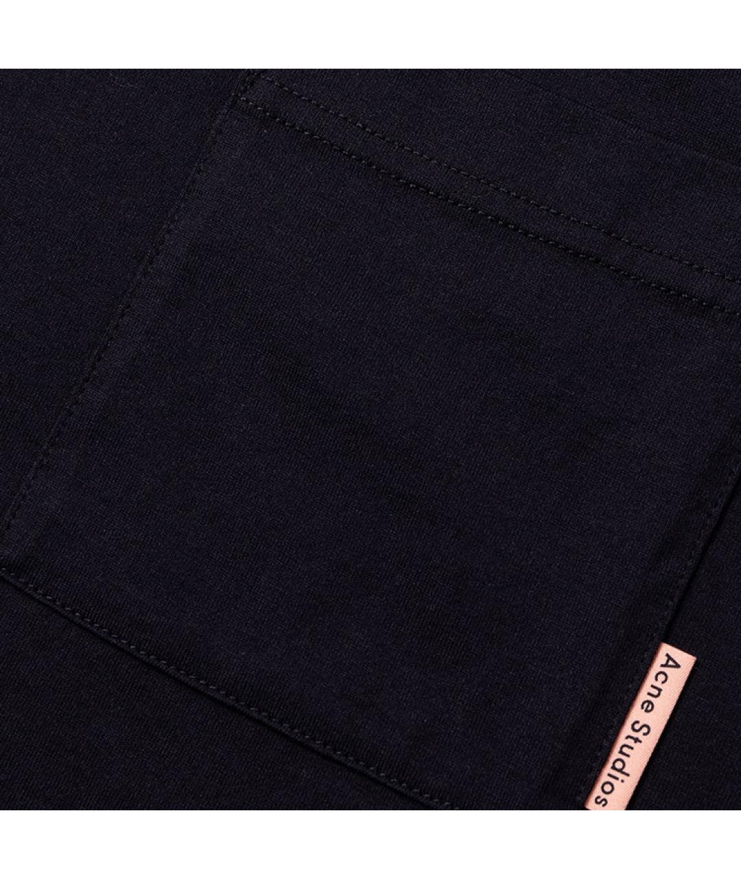 ACNE STUDIOS Черная хлопковая футболка, фото 5