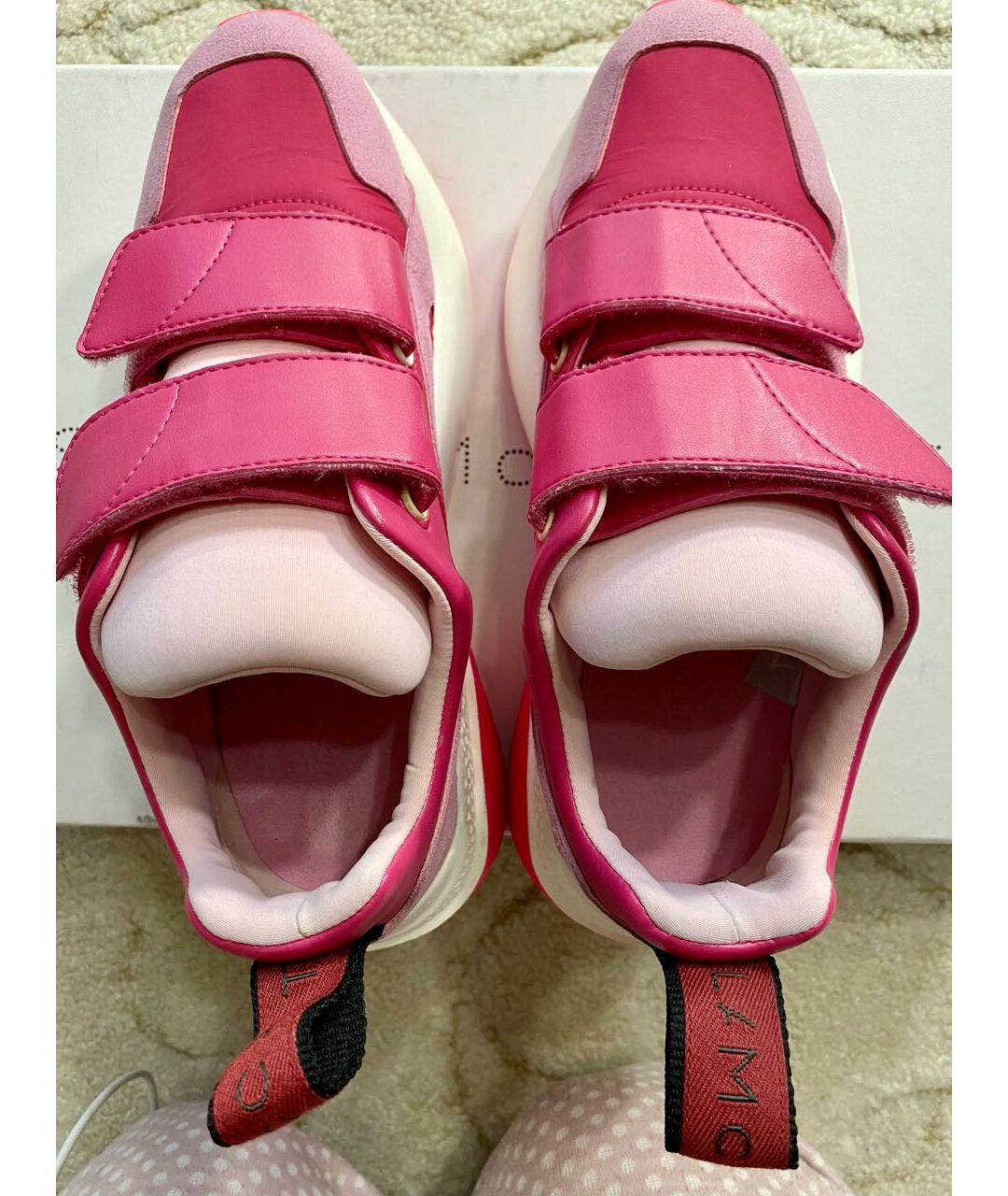STELLA MCCARTNEY Розовые синтетические кроссовки, фото 3