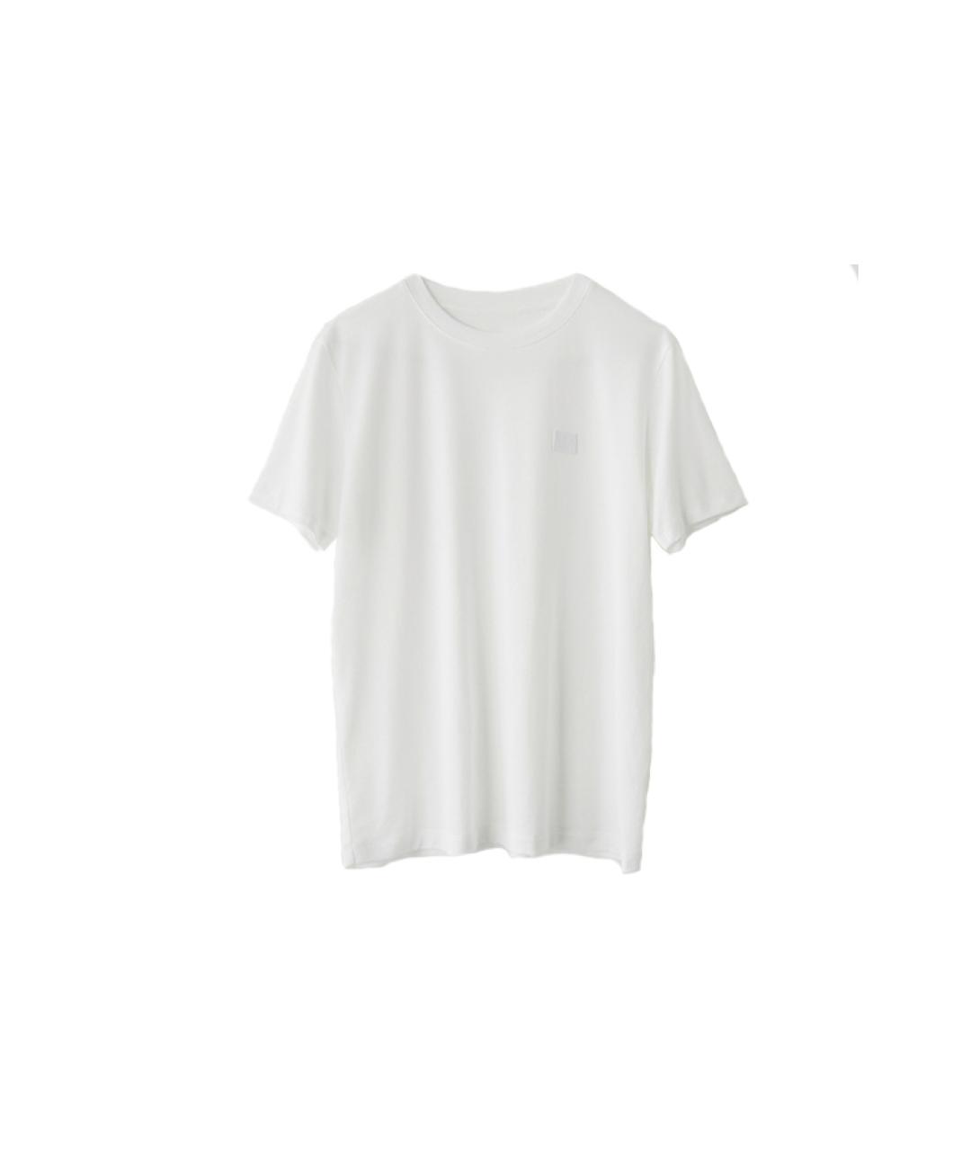 ACNE STUDIOS Белая хлопковая футболка, фото 1