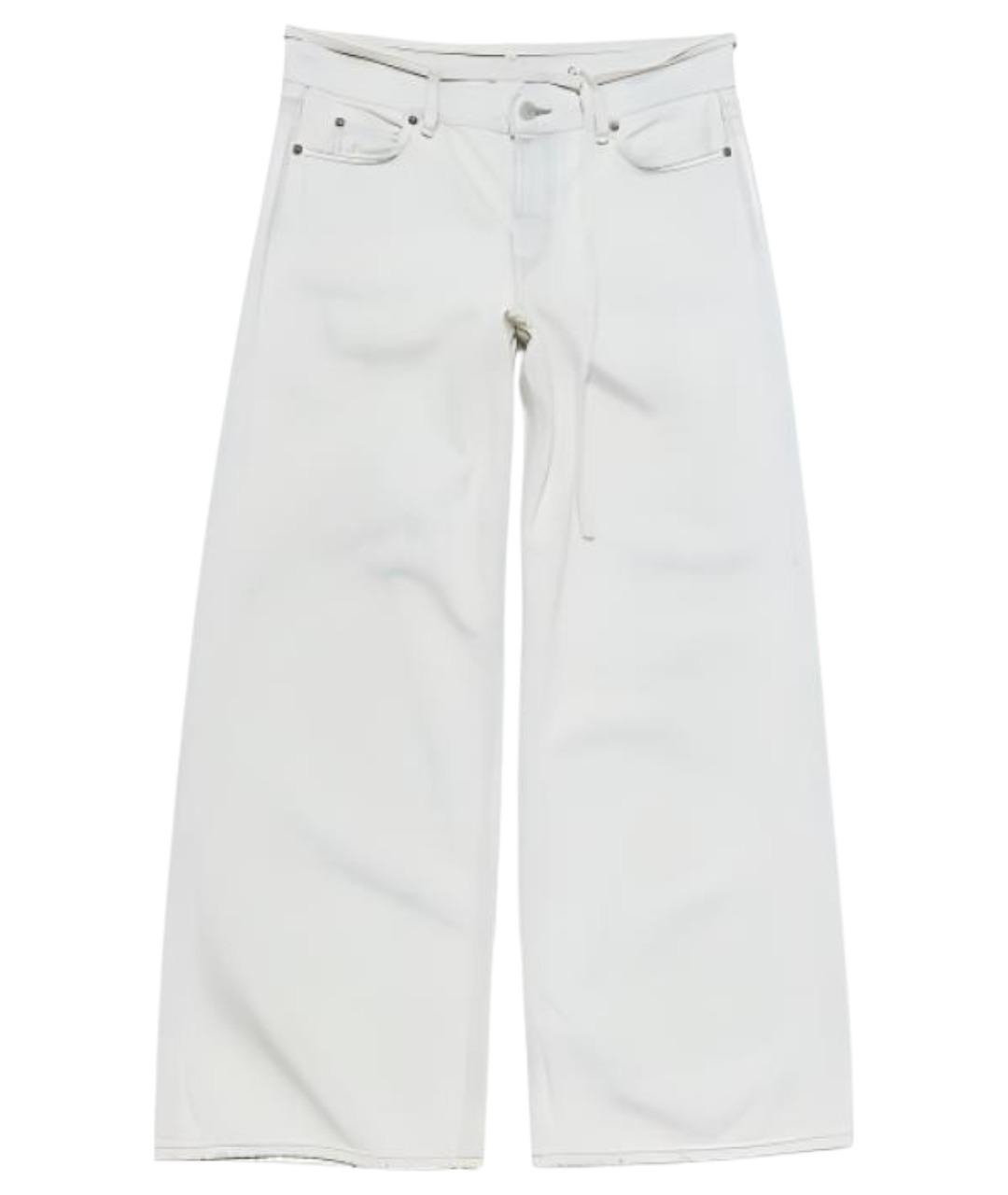 ACNE STUDIOS Голубые прямые джинсы, фото 1