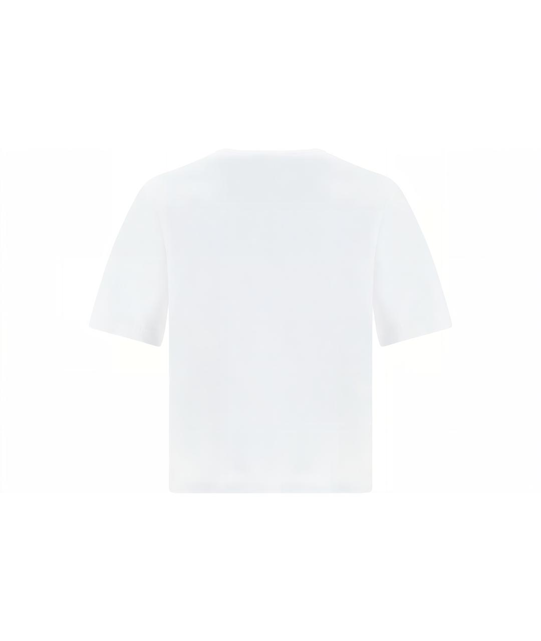 ACNE STUDIOS Белая хлопковая футболка, фото 2