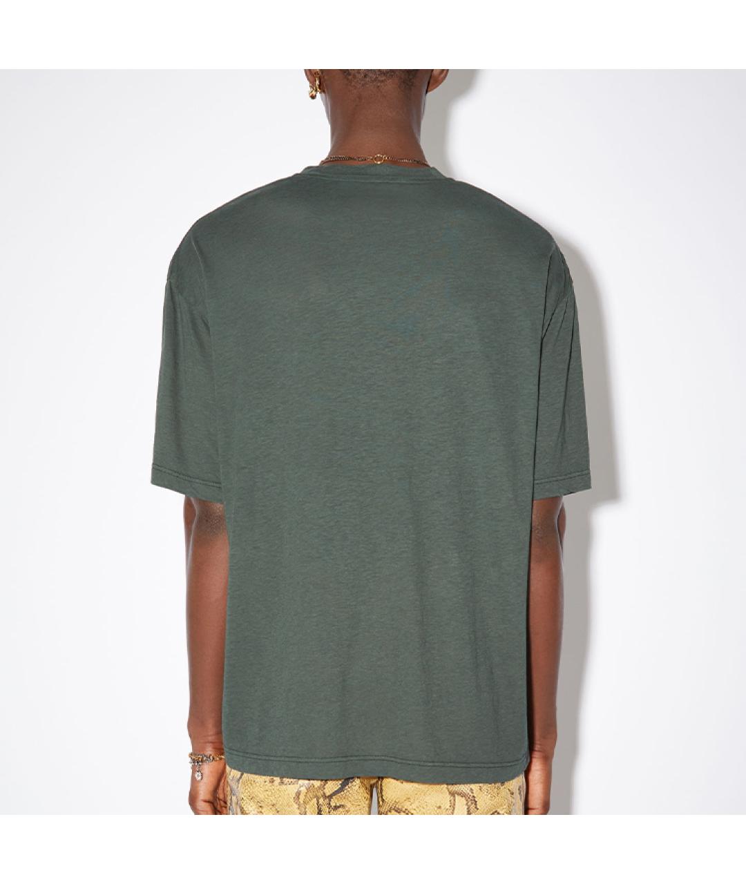 ACNE STUDIOS Серая хлопковая футболка, фото 3