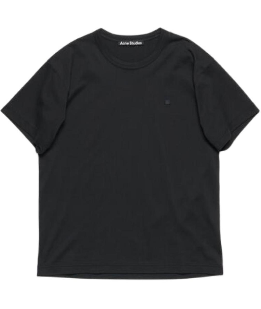 ACNE STUDIOS Черная хлопковая футболка, фото 1