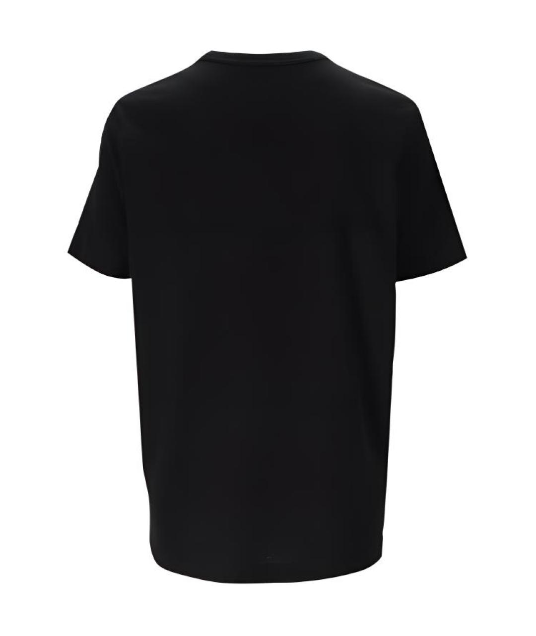 ACNE STUDIOS Черная хлопковая футболка, фото 3