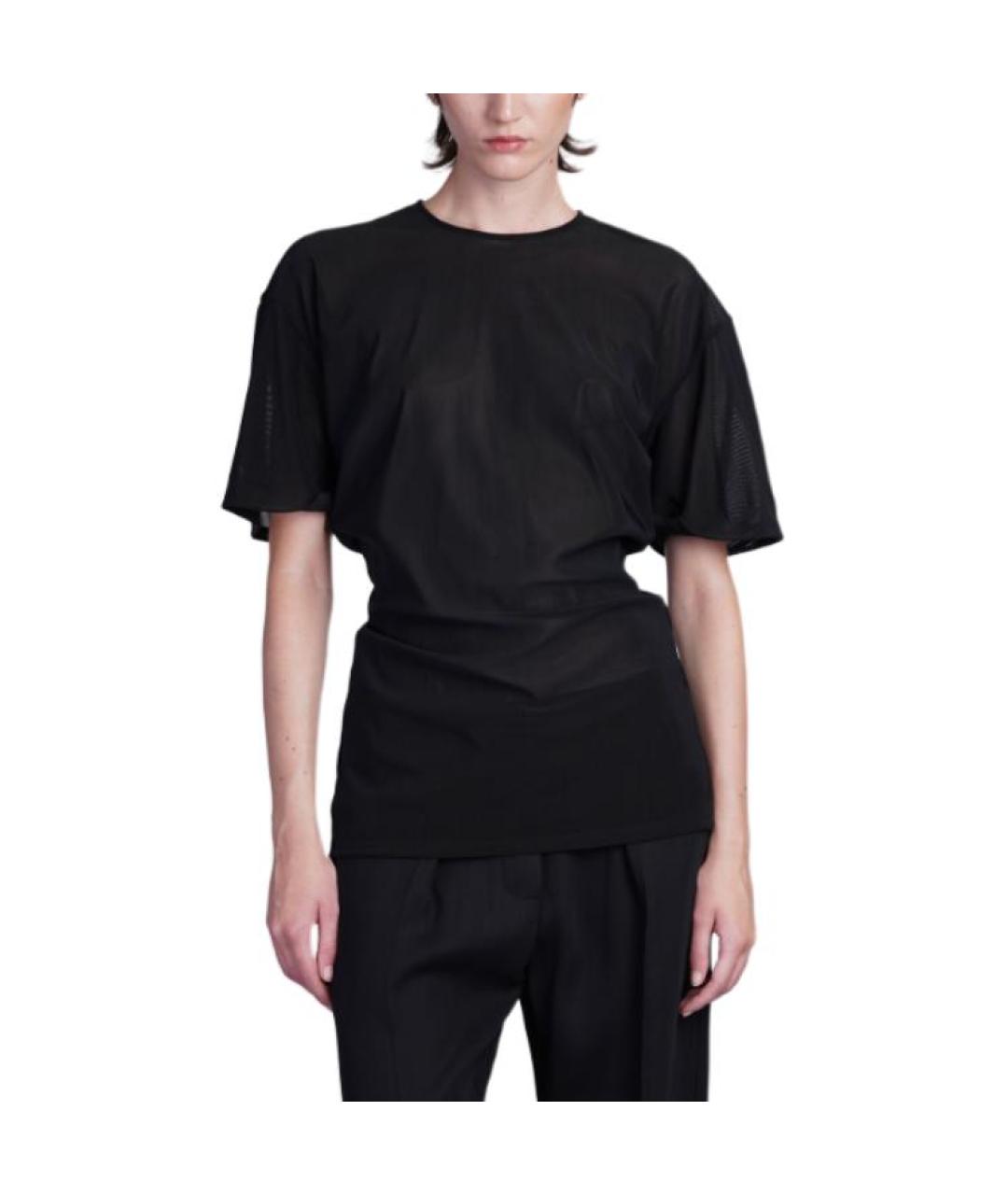 ACNE STUDIOS Черная хлопковая футболка, фото 5