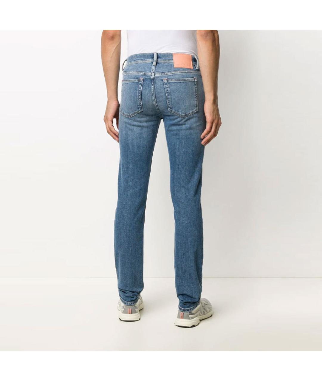 ACNE STUDIOS Синие прямые джинсы, фото 3