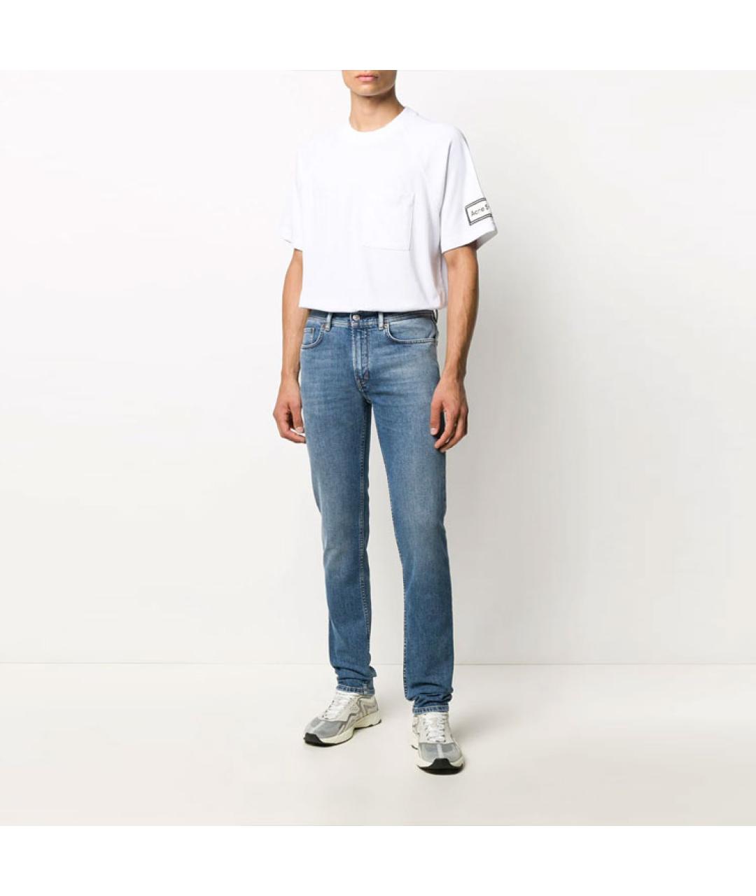 ACNE STUDIOS Синие прямые джинсы, фото 2