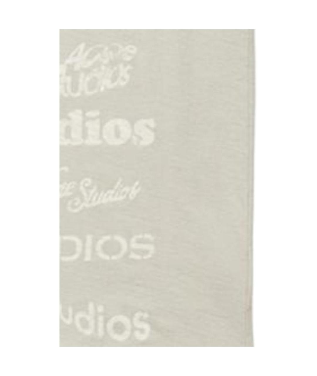 ACNE STUDIOS Салатовая хлопковая футболка, фото 3