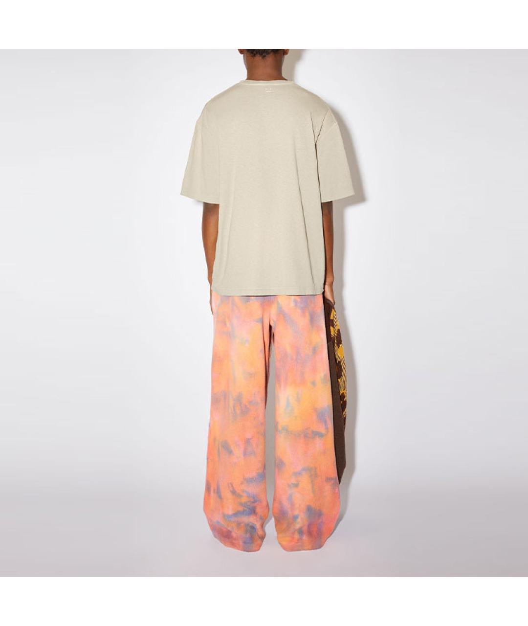 ACNE STUDIOS Бежевая футболка, фото 3