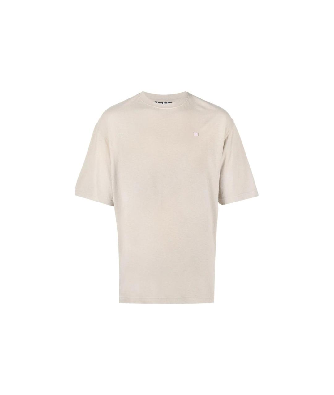 ACNE STUDIOS Бежевая футболка, фото 1