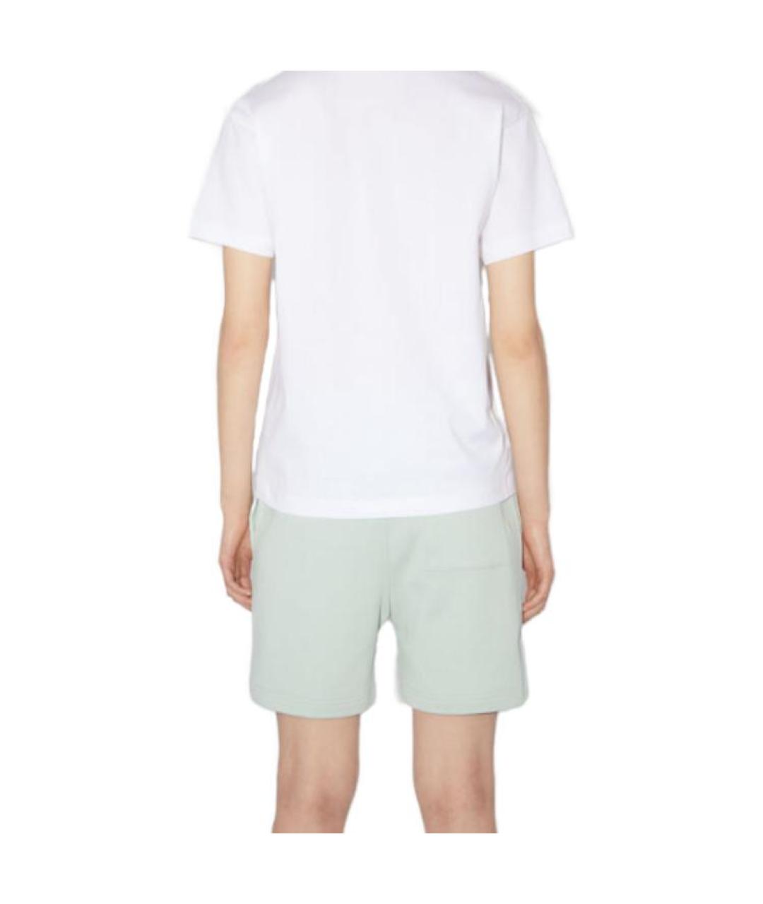 ACNE STUDIOS Белая хлопковая футболка, фото 3