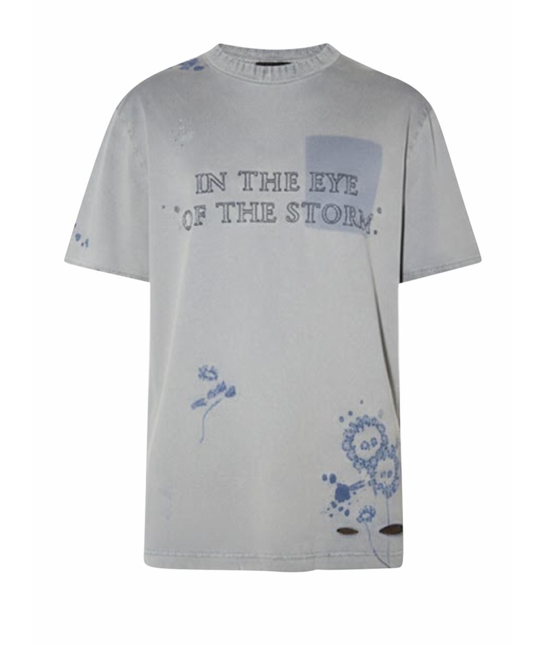 ACNE STUDIOS Синяя футболка, фото 1