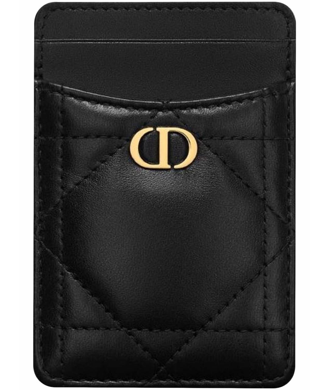 CHRISTIAN DIOR Черный кардхолдер, фото 1