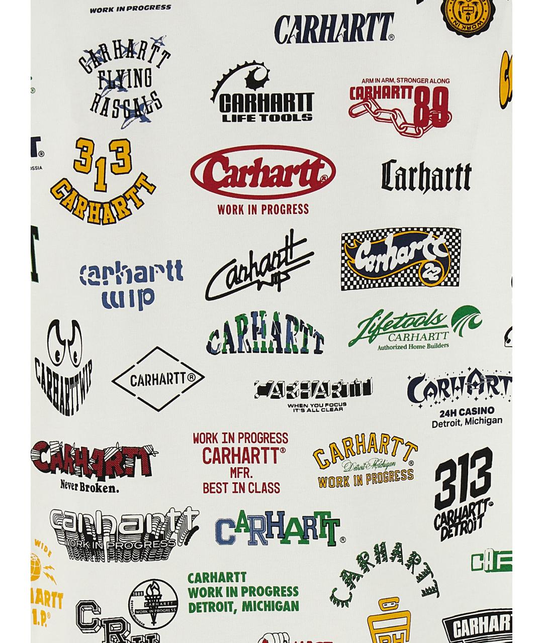 CARHARTT WIP Белая хлопковая футболка, фото 4