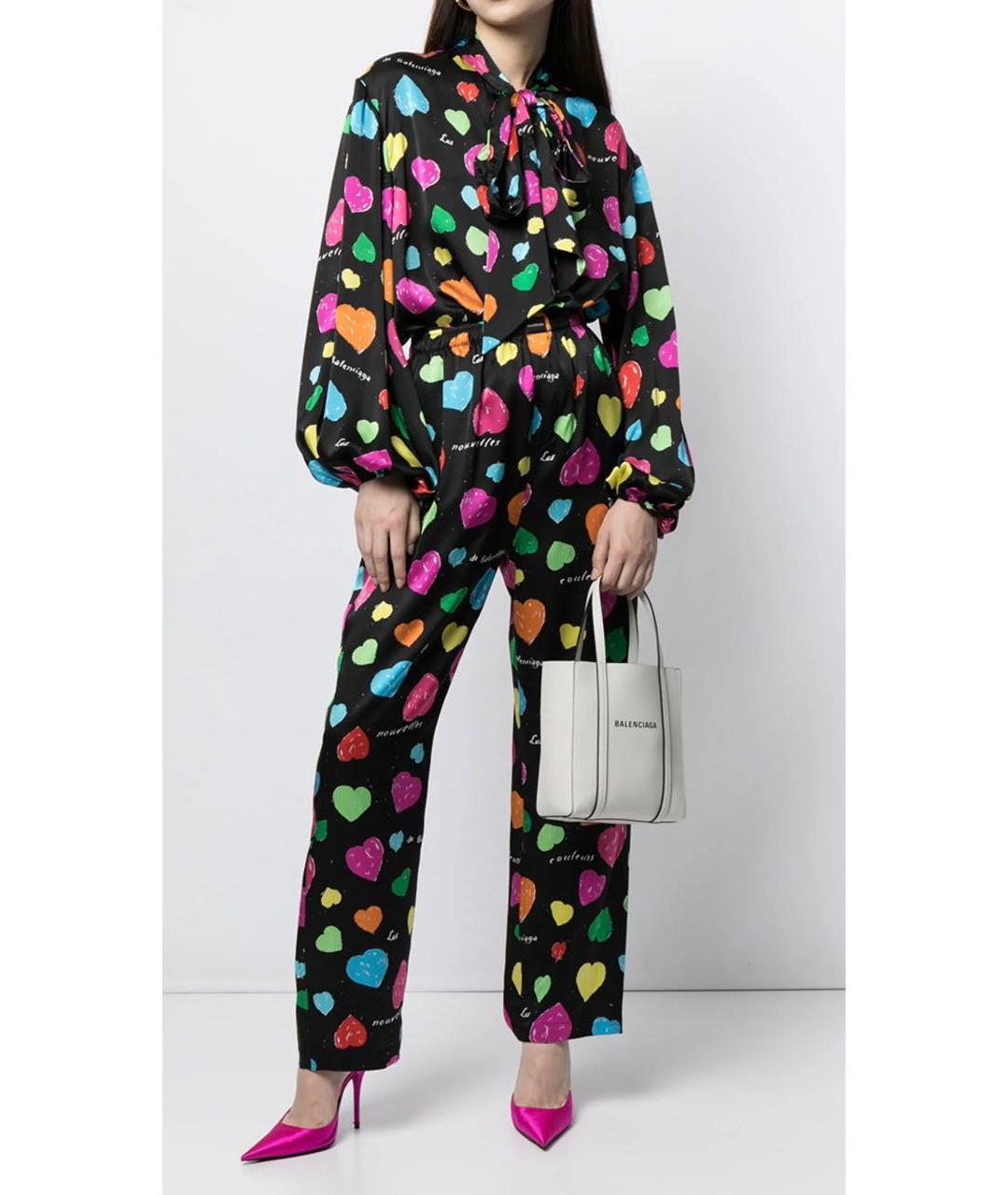 BALENCIAGA Белая кожаная сумка с короткими ручками, фото 5