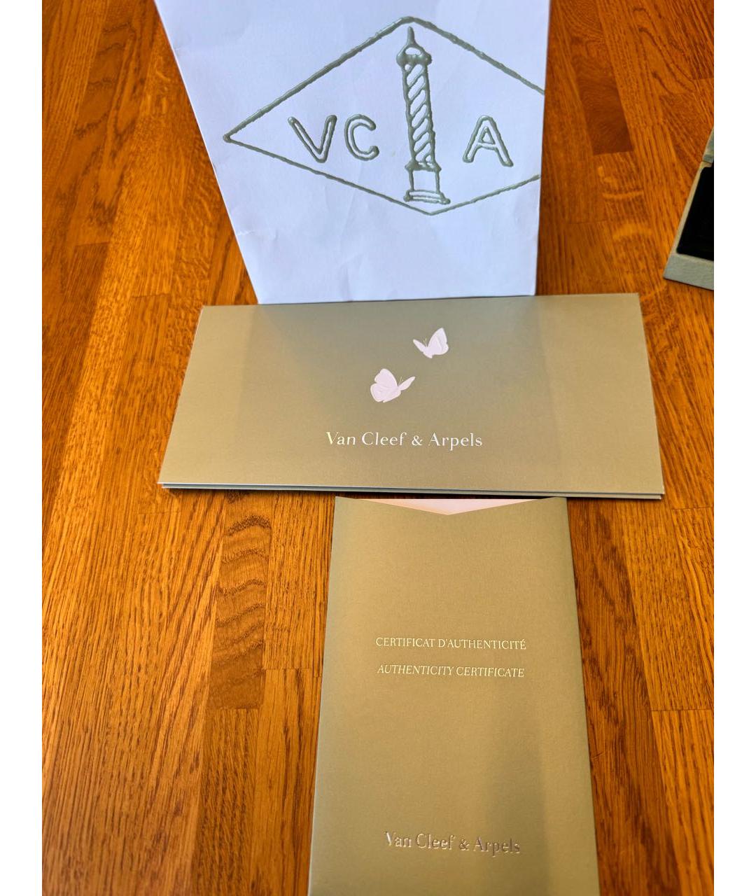 VAN CLEEF & ARPELS Белая подвеска из желтого золота, фото 6