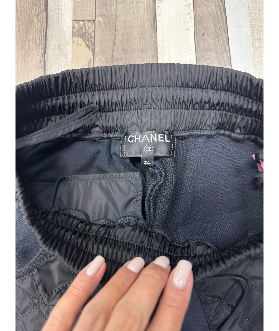 CHANEL Темно-синие брюки широкие, фото 3