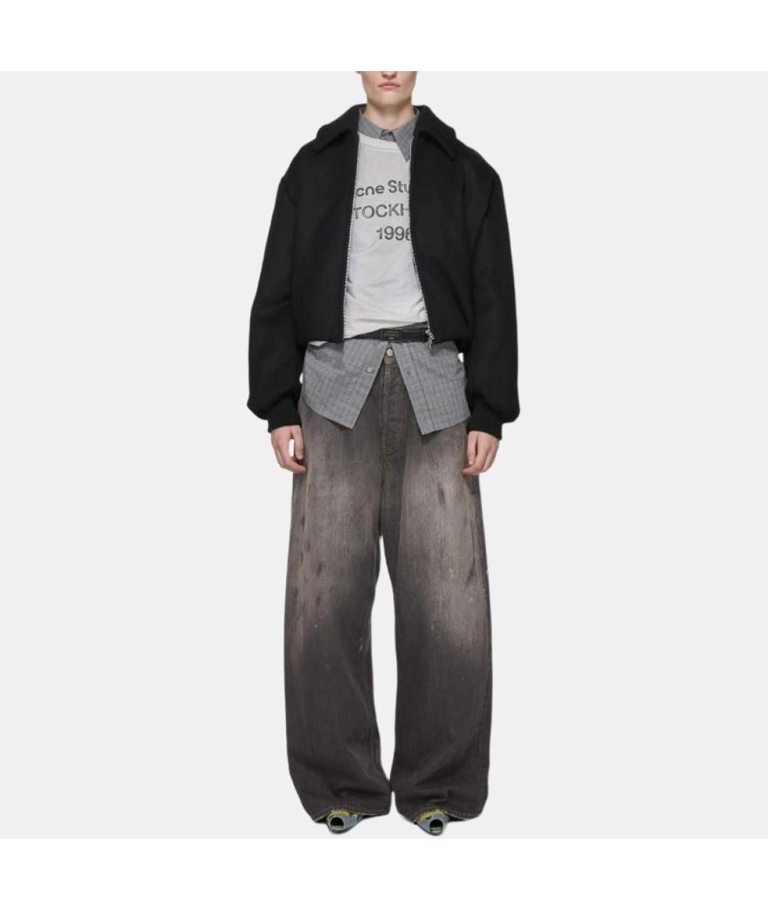 ACNE STUDIOS Черные прямые джинсы, фото 2