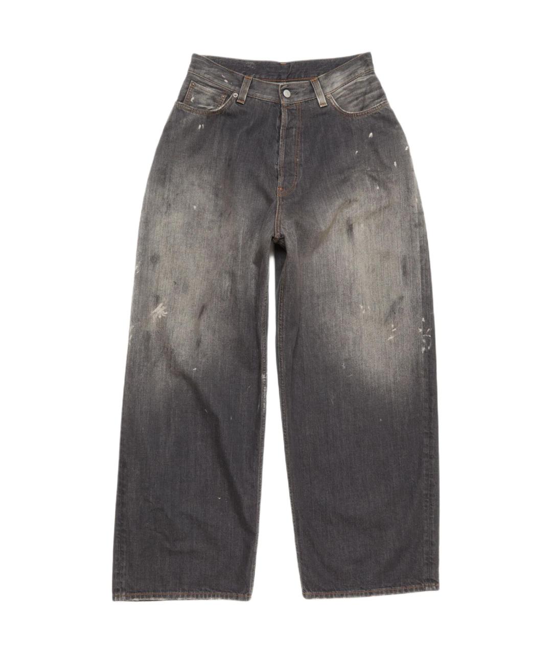 ACNE STUDIOS Черные прямые джинсы, фото 1