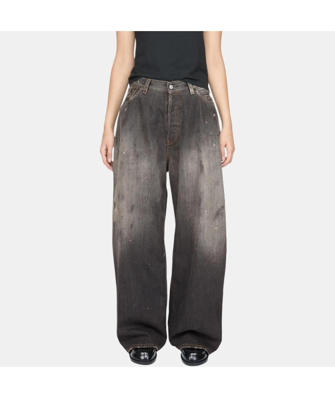 ACNE STUDIOS Черные прямые джинсы, фото 3