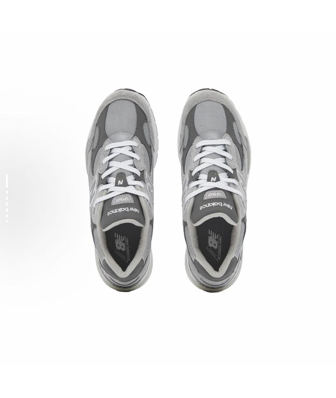 NEW BALANCE Серые замшевые кроссовки, фото 3
