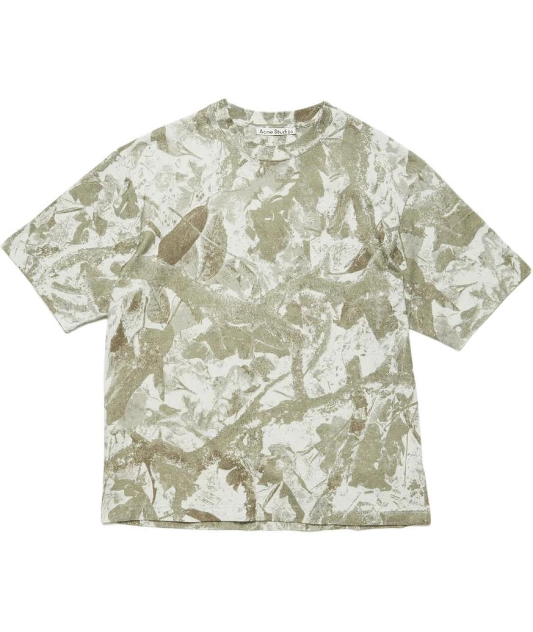 ACNE STUDIOS Зеленая футболка, фото 1