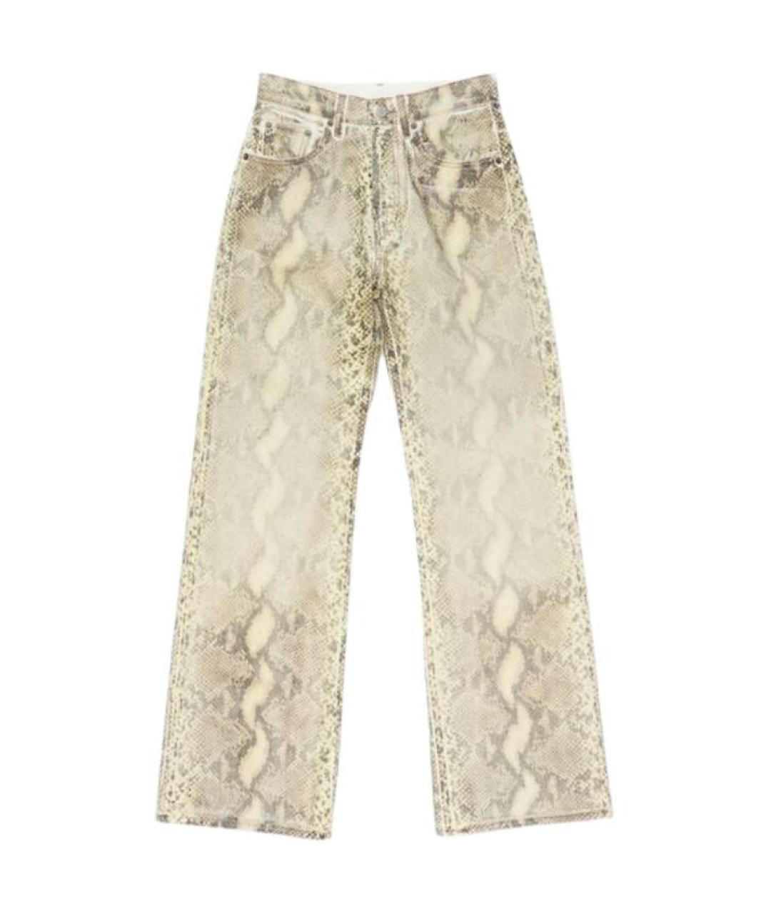 ACNE STUDIOS Серые прямые джинсы, фото 1