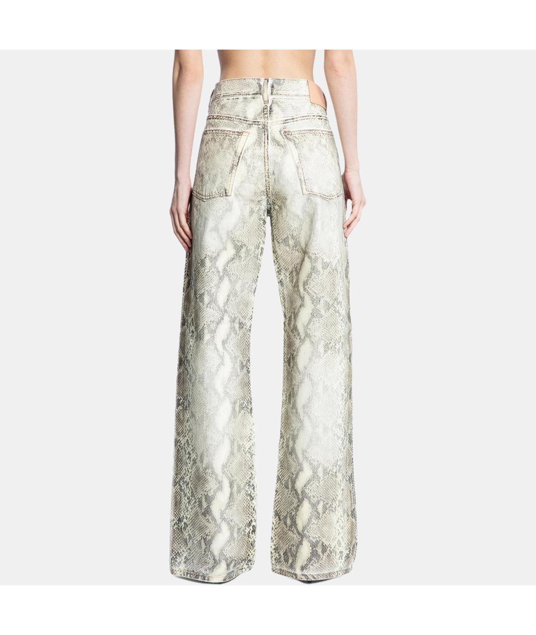 ACNE STUDIOS Серые прямые джинсы, фото 3