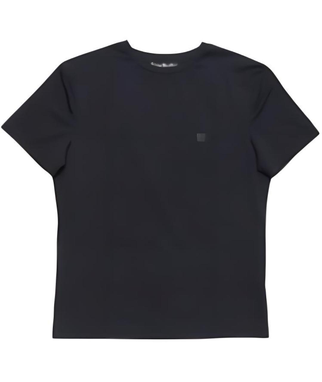 ACNE STUDIOS Черная хлопковая футболка, фото 1