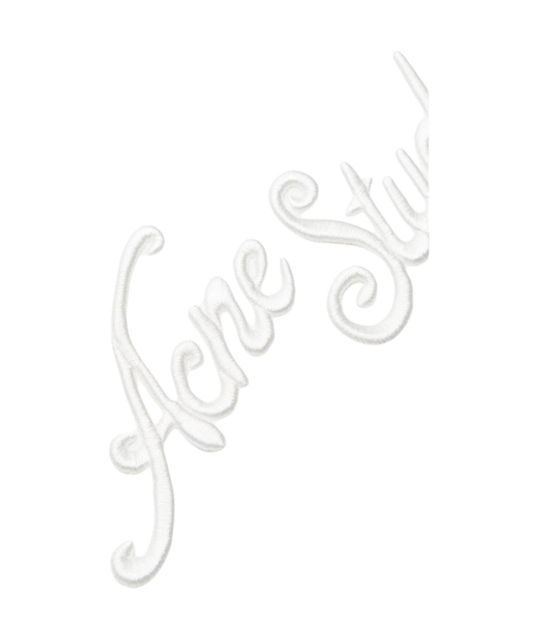 ACNE STUDIOS Белая хлопковая футболка, фото 2