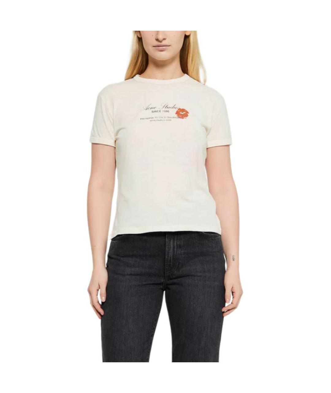 ACNE STUDIOS Серая футболка, фото 3