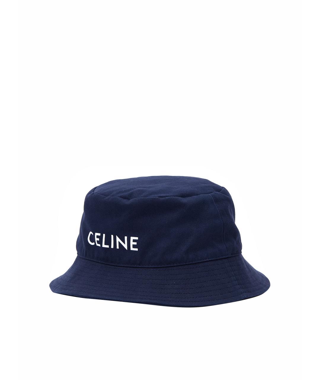 CELINE Синяя хлопковая шляпа, фото 3