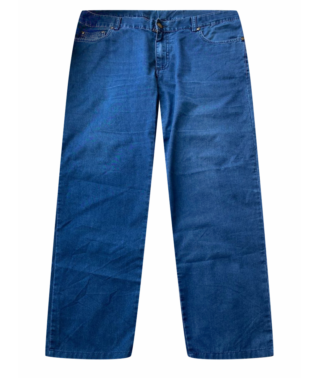 PAUL & SHARK Синие хлопко-эластановые повседневные брюки, фото 1