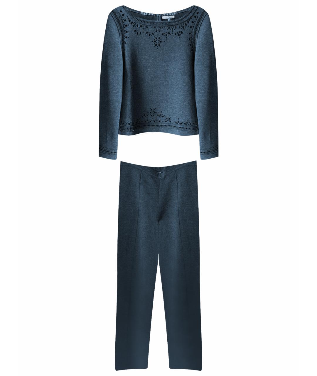 ERMANNO SCERVINO Антрацитовый костюм с брюками, фото 1