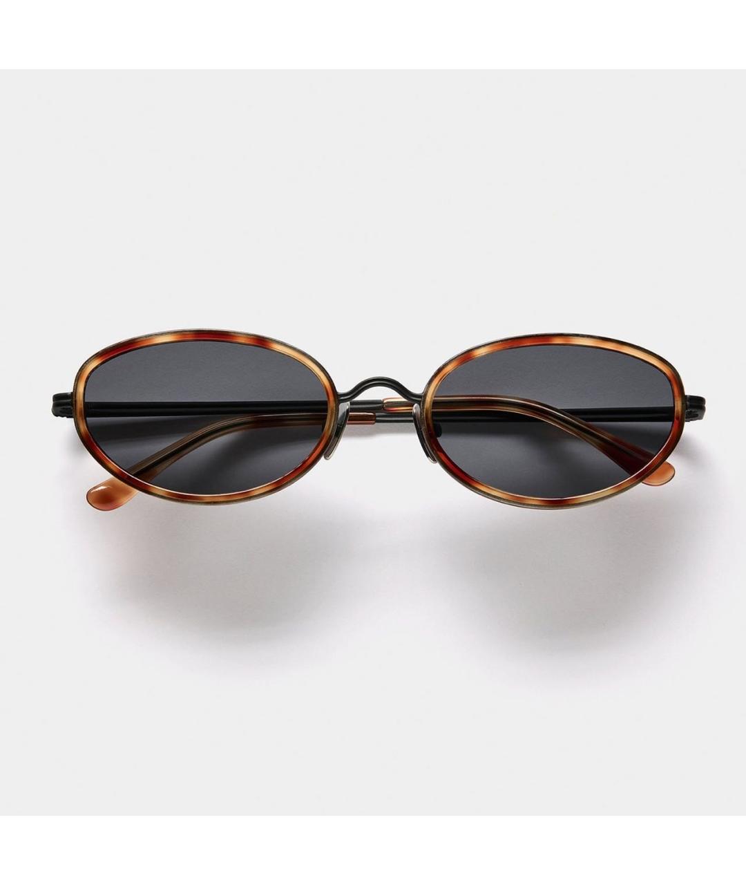 Vehla Коричневые металлические солнцезащитные очки, фото 6