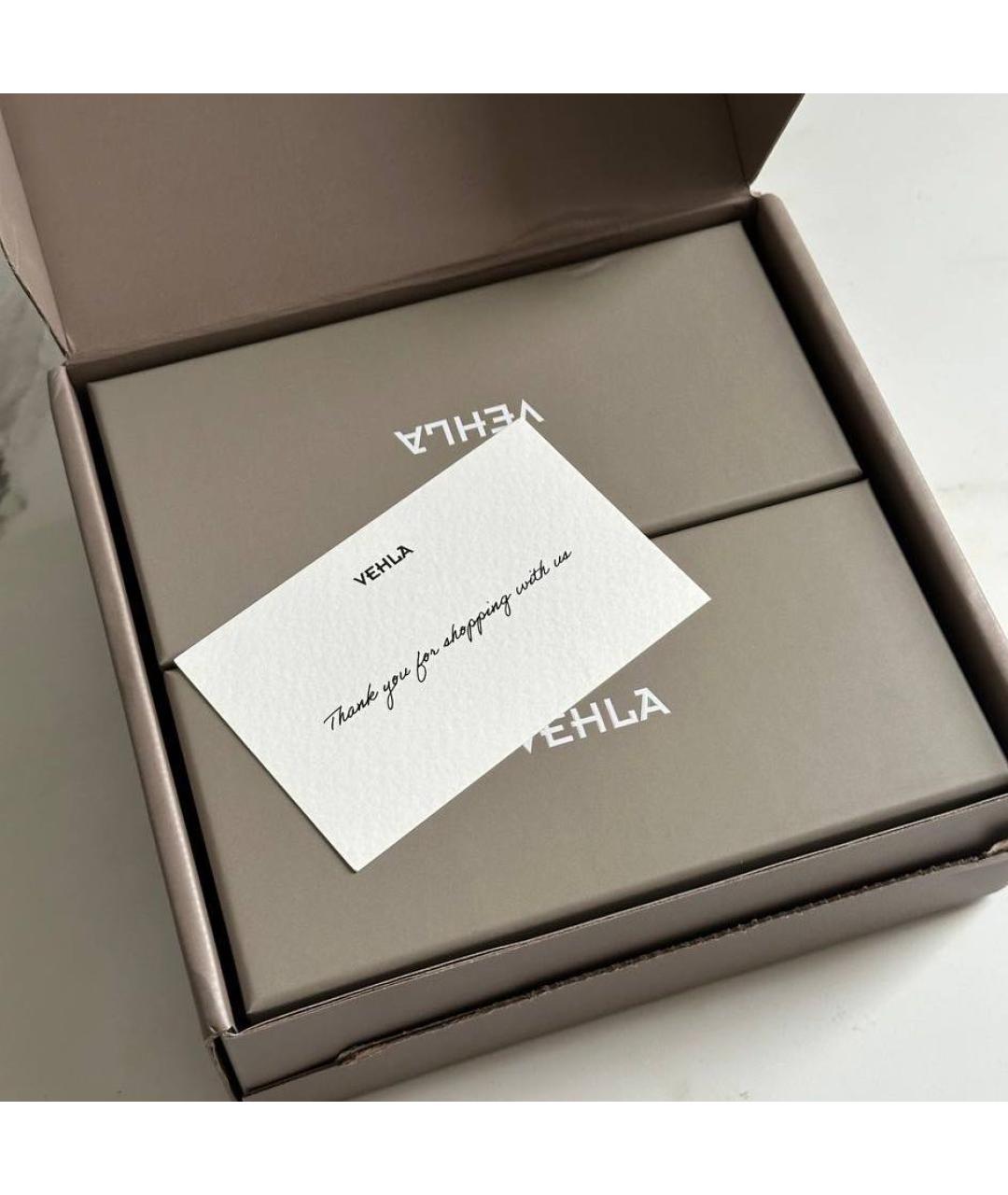 Vehla Коричневые металлические солнцезащитные очки, фото 4