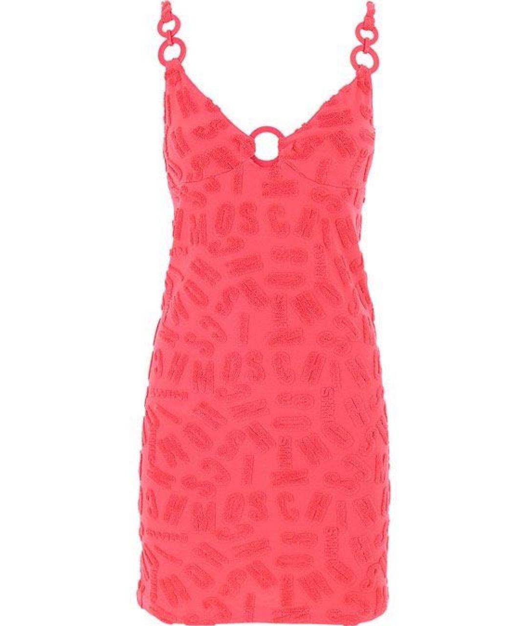 MOSCHINO Коралловое коктейльное платье, фото 1