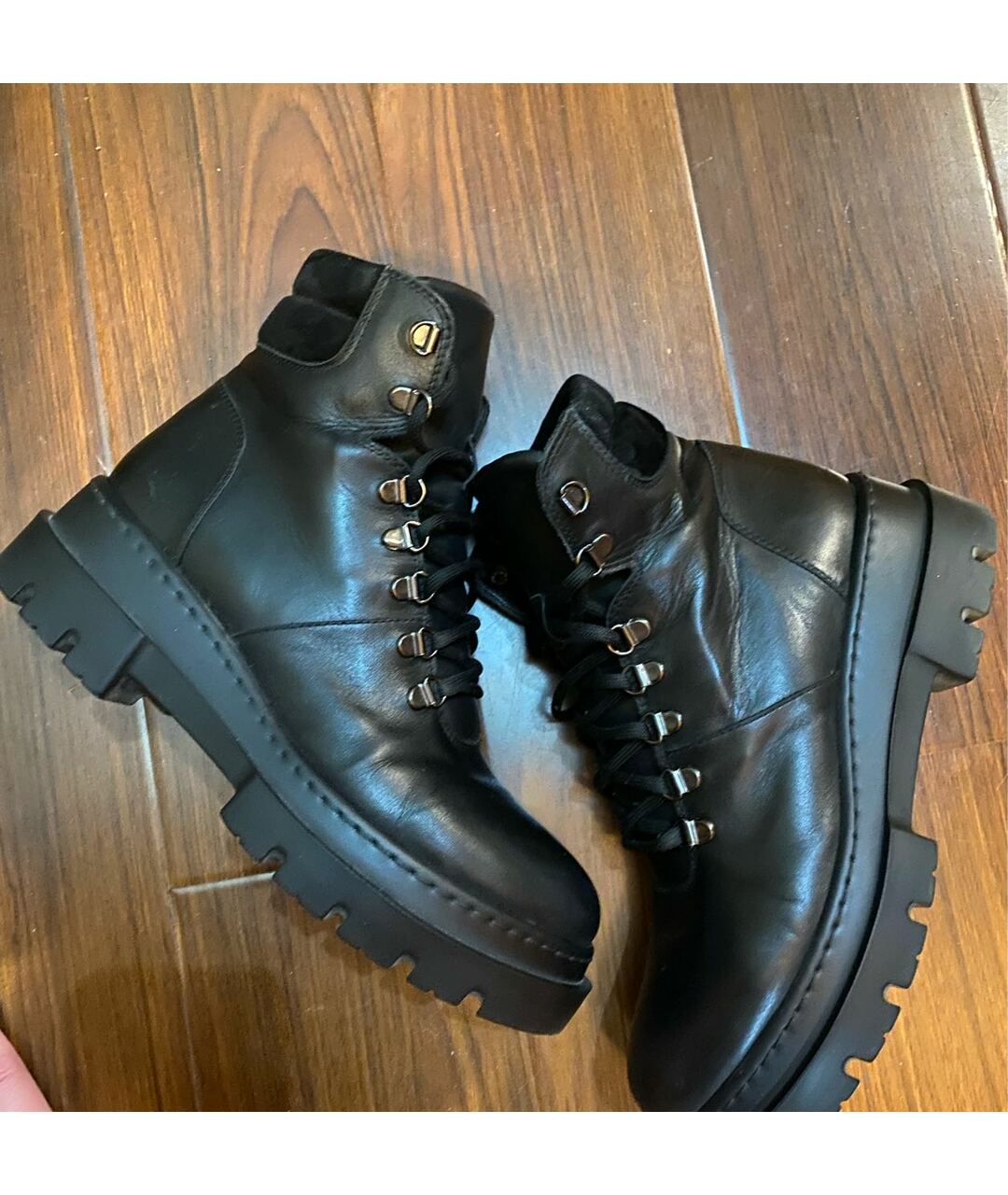 Marco Lombardi Черные кожаные ботинки, фото 4