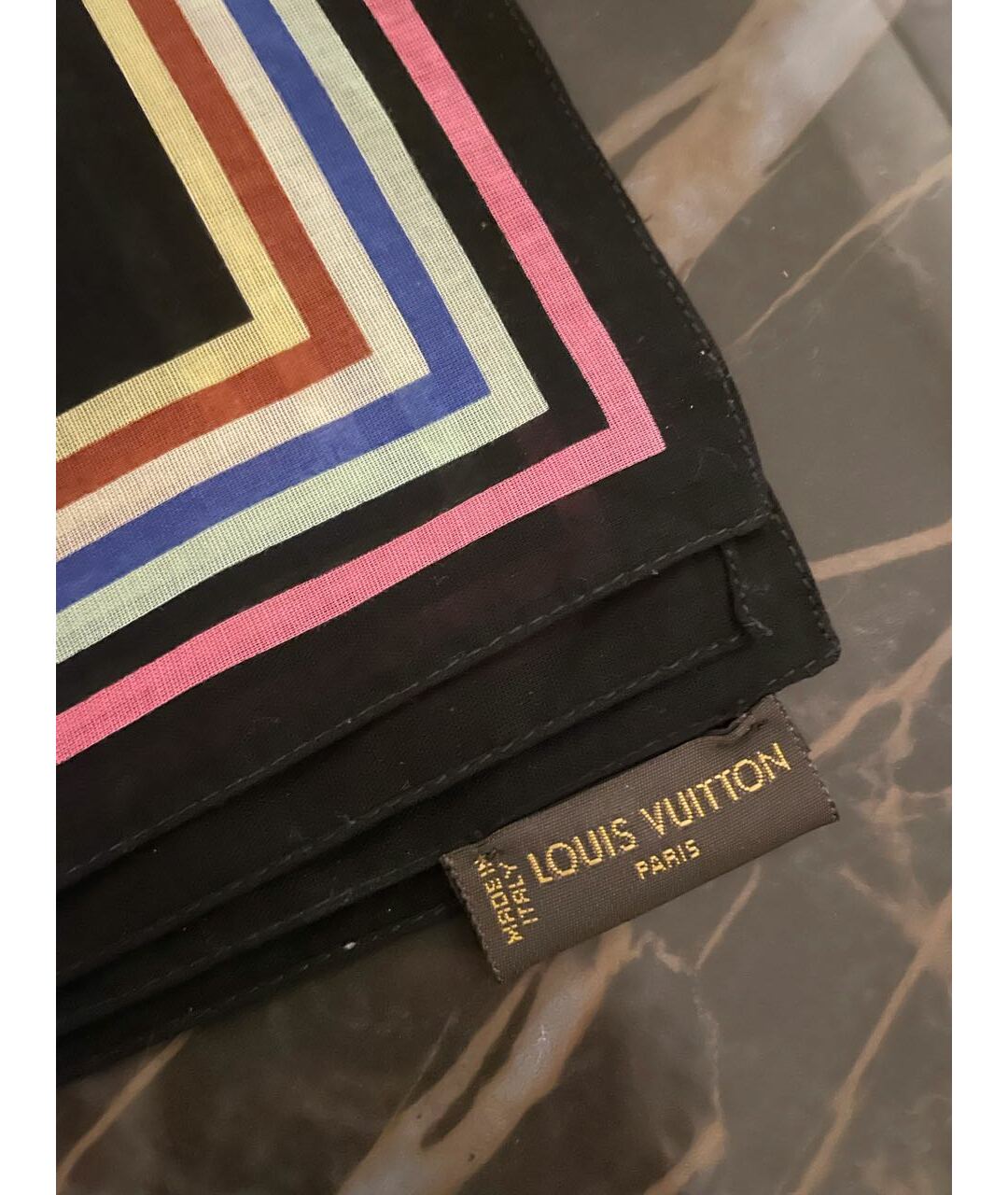 LOUIS VUITTON Мульти хлопковый шарф, фото 3