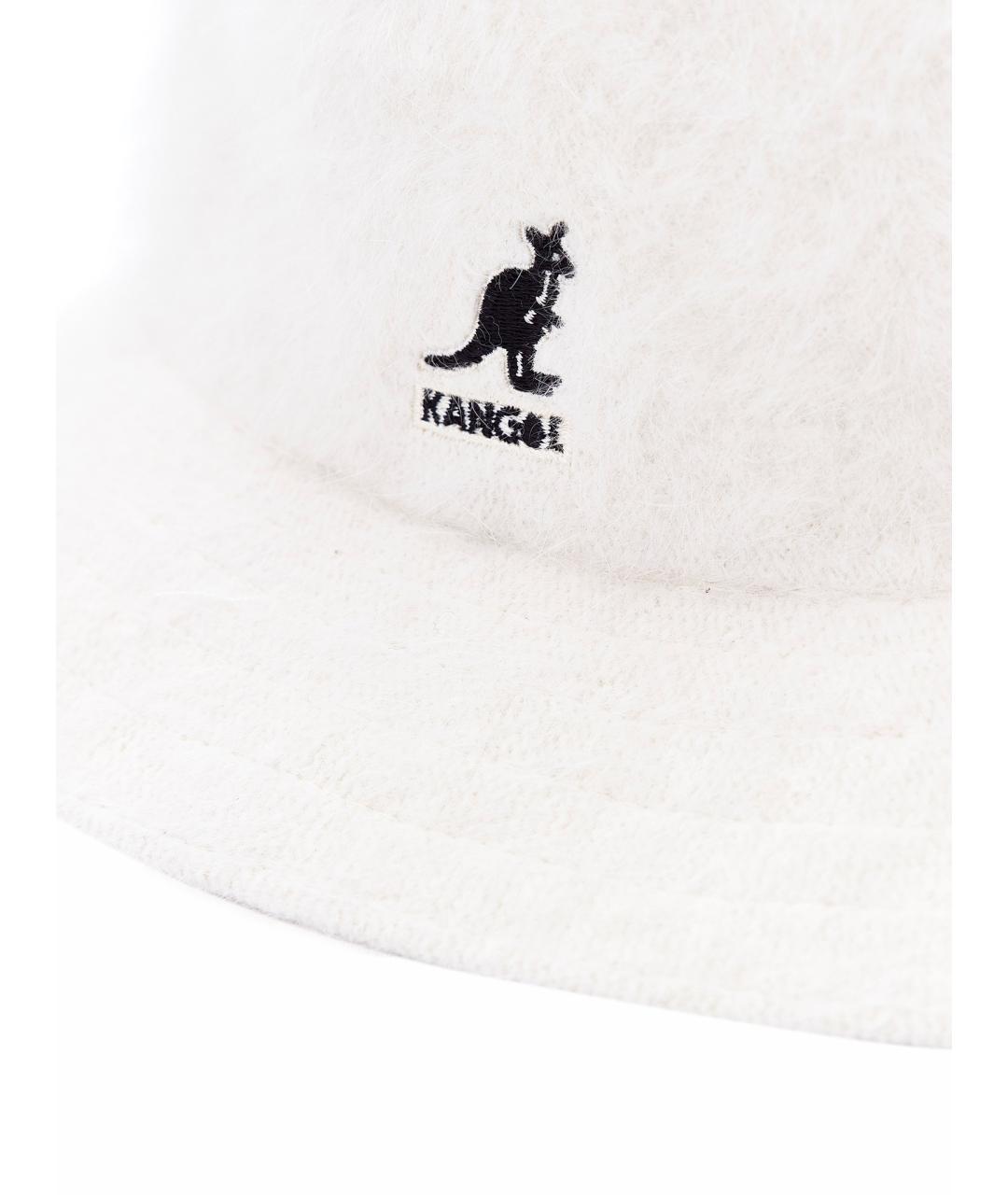 Kangol Белая шерстяная шляпа, фото 4